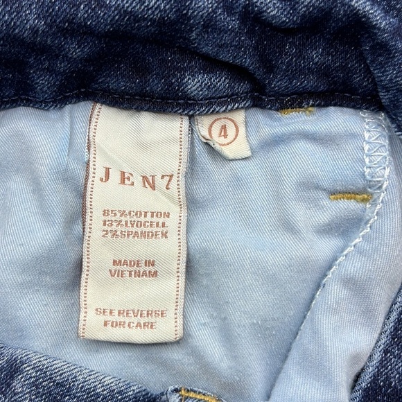 Jen 7 By 7 For All Mankind High Rise Capri Size 4 - Picture 10 of 16